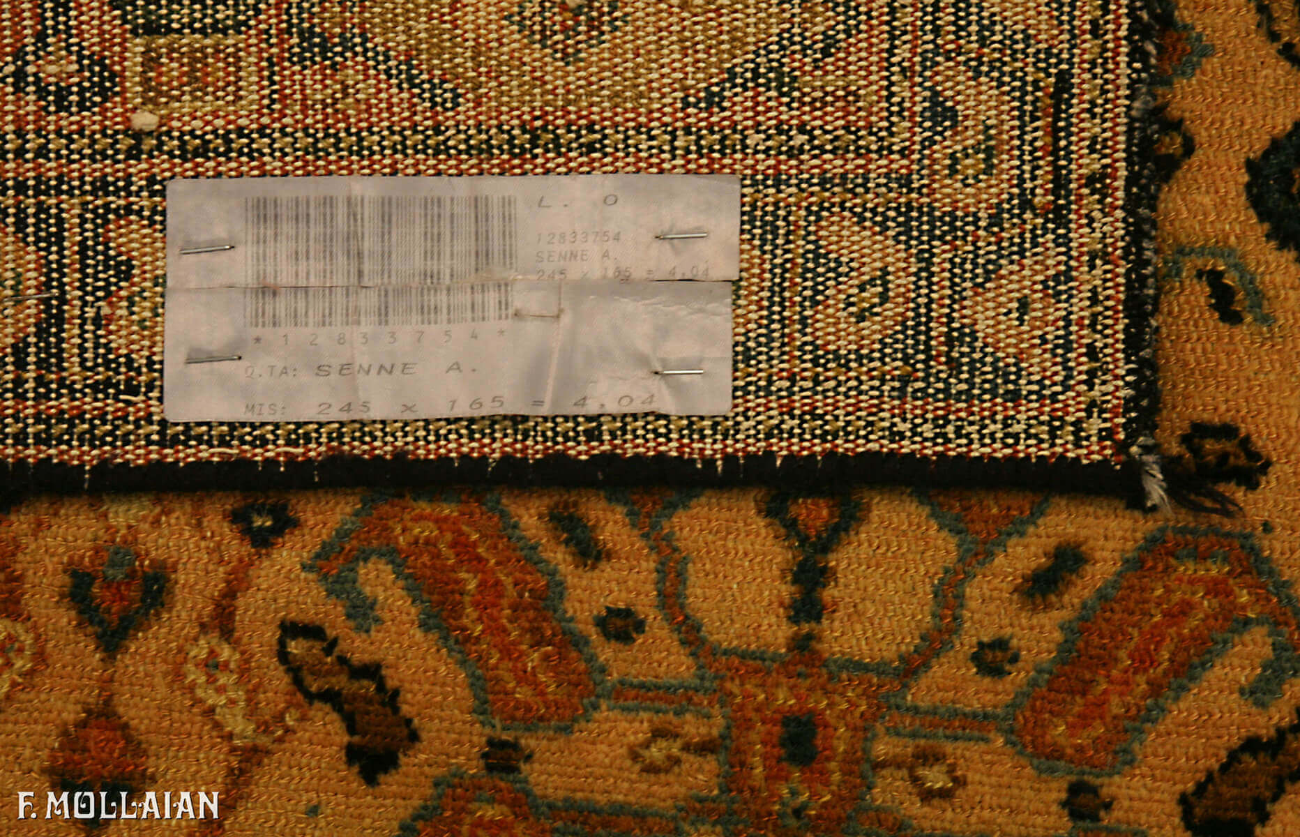 قالی آنتیک فرش سنه کد:۱۲۸۳۳۷۵۴